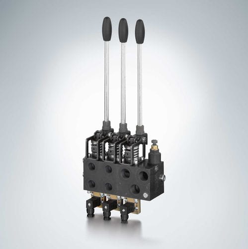 Distribuidor hidráulico de cajón - DL series - HAWE Hydraulik SE - con accionamiento manual / compacto