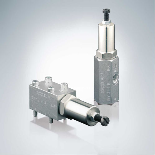 Válvula con control hidráulico - DSV series - HAWE Hydraulik SE - de regulación / de cierre / de regulación de presión