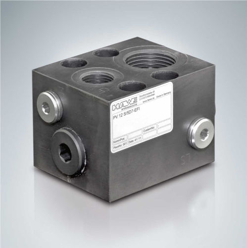 Válvula con control hidráulico - PV  - HAWE Hydraulik SE - para aceite / para bomba / compacta