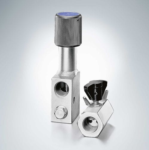 Válvula de bola - ED 11 - HAWE Hydraulik SE - con control hidráulico / de control de caudal / para aceite