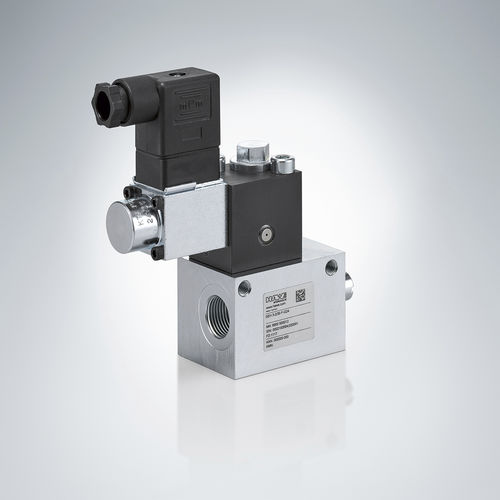 Válvula con mando eléctrico - SE series - HAWE Hydraulik SE - de control de caudal / de reducción de presión / dosificadora