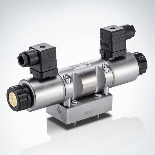Distribuidor hidráulico de clapeta - ROLV - HAWE Hydraulik SE - electrohidráulico / de 4/3 vías / 4/2