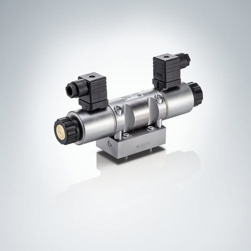 Distribuidor hidráulico de globo - ROLV - HAWE Hydraulik SE - con control hidráulico / de 4/3 vías / 4/2