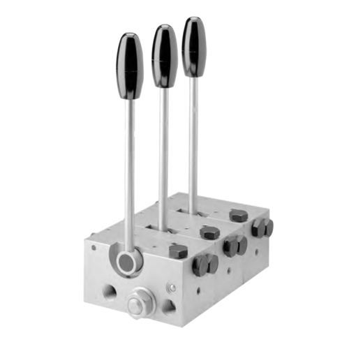 Distribuidor hidráulico de globo - VHR series - HAWE Hydraulik SE - con accionamiento manual / de 4/3 vías / de 3 vías