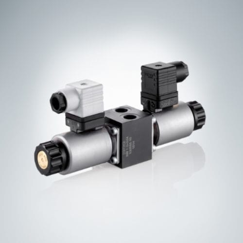 Distribuidor hidráulico de cajón - S series - HAWE Hydraulik SE - accionado por solenoide / compacto / proporcional