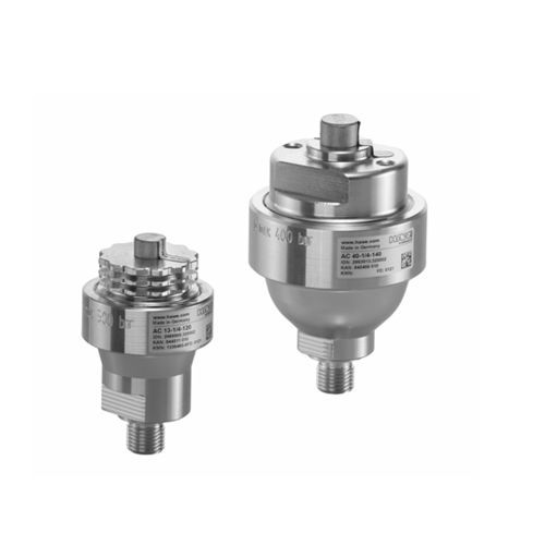Acumulador hidráulico de tornillo - AC series - HAWE Hydraulik SE - de diafragma / compacto / AC