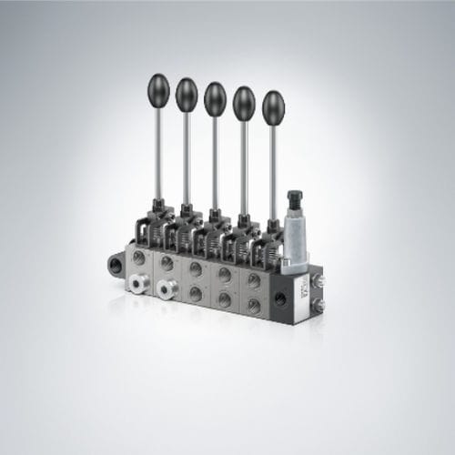 Distribuidor hidráulico de cajón - DL series - HAWE Hydraulik SE - con accionamiento manual / compacto