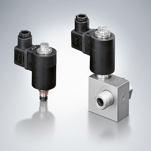 Distribuidor hidráulico de clapeta - EM  - HAWE Hydraulik SE - de control asistido / de control directo / de 2/2 vías