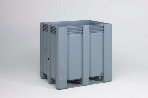 Caja-palé de plástico - Jumbo Box - Engels Manutention et Environnement - para almacenamiento