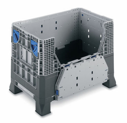 Caja-palé de acero - Klapa series - Engels Manutention et Environnement - para almacenamiento / para la industria del automóvil / plegable