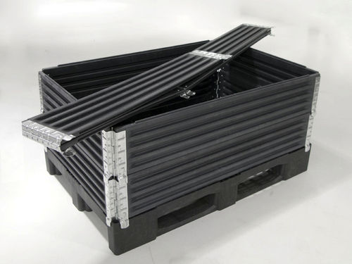 Collarín para paletas de plástico - max. 1 200 x 1 000 x 200 mm | 90418-ORxxxx series - Engels Manutention et Environnement