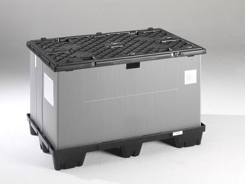 Caja-palé de plástico - Uni-Pak, Stack-Up, P700 - Engels Manutention et Environnement - de transporte / con tapa