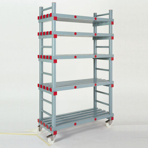 Sistema de estanterías comercial - max. 2 000 x 500 mm | R51xxx - Engels Manutention et Environnement - modular / para carga ligera / de plástico