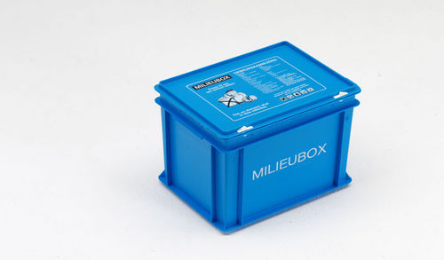 Cubo de basura de plástico - MK-502, 9-2055 series - Engels Manutention et Environnement - para residuos peligrosos / con tapa
