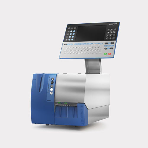 Impresora-aplicadora de etiquetas automática - GLPmaxx 80 - BIZERBA - para la industria