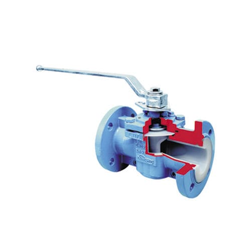 Válvula de tapón - Durco T4E - FLOWSERVE - de palanca / con control neumático / con mando eléctrico
