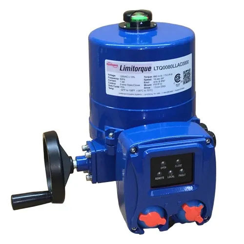 Actuador eléctrico - LTQ series - FLOWSERVE - rotativo / DC / 24 V