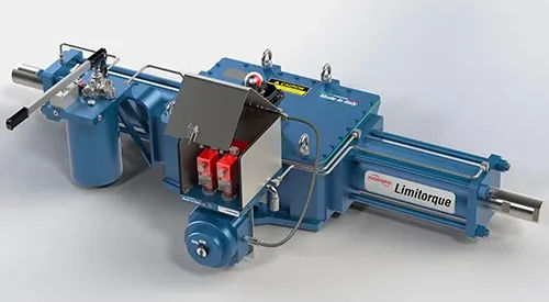 Actuador neumático - LDG series - FLOWSERVE - yugo escocés / con retorno por muelle / de acero