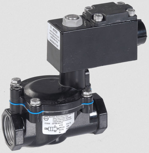Electroválvula de control asistido - 24109 - Rotex Automation Limited - de 2 vías / NC / agua