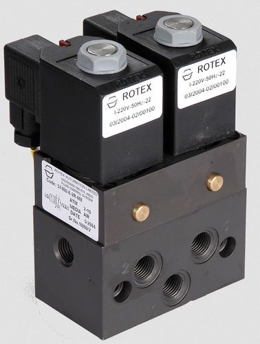 Electroválvula de control asistido - 57400 - Rotex Automation Limited - de 5 vías / NC / para gas