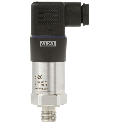 Sensor de presión relativa - S-20 - WIKA Alexander Wiegand SE & Co. KG - de membrana / analógico / roscado