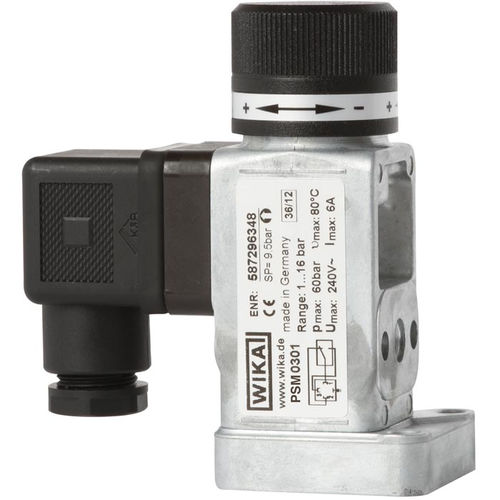 Presostato de pistón - PSM03 - WIKA Alexander Wiegand SE & Co. KG - de membrana / conector M12 / en riel DIN