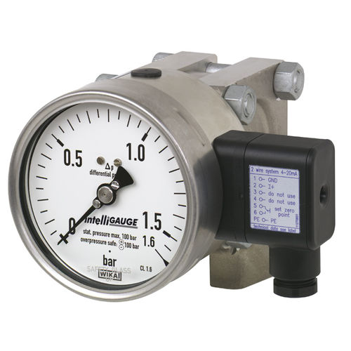 Manómetro diferencial - DPGT43HP.1 series - WIKA Alexander Wiegand SE & Co. KG - analógico / G 1/2 / NPT 1/2