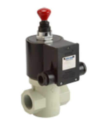 Electroválvula de control directo - SGR  series - Avcon Controls PVT. Ltd. - de 3 vías / para gas / IP54