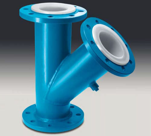 Racor hidráulico - Baum Kunststoffe GmbH - con brida / en Y / de PTFE