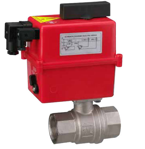 Válvula de bola - AKE64 series - G. Bee GmbH - con mando eléctrico / para agua / de 2 vías