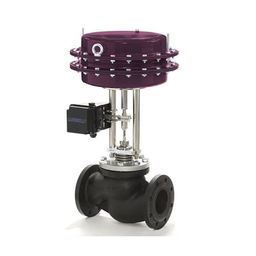Válvula de globo - PV25S - Dansk Ventil Center A/S - con control neumático / de control / para gas