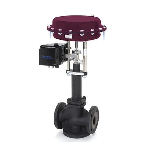 Válvula de globo - PV253G - Dansk Ventil Center A/S - con control neumático / de mezcla / para gas