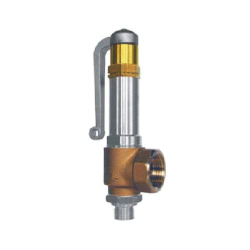 Válvula de seguridad para gas - 06416 - Dansk Ventil Center A/S - roscado / criogénico / de asiento inclinado