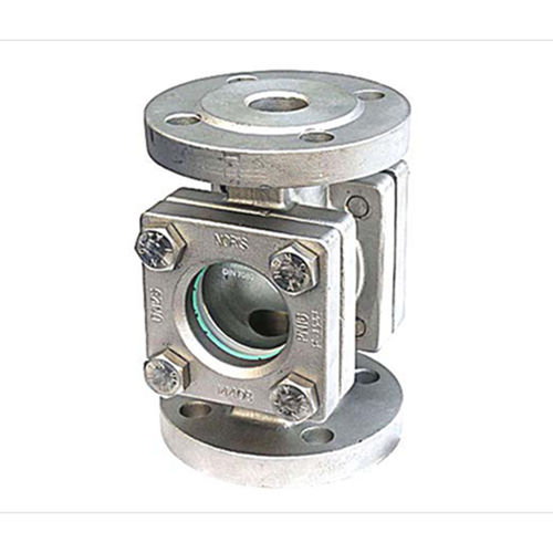Ventanilla de observación de acero inoxidable - Dansk Ventil Center A/S - de acero / con brida