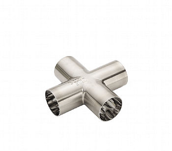 Racor neumático - TEG9 series - EGMO LTD. - soldable / en cruz / de acero inoxidable