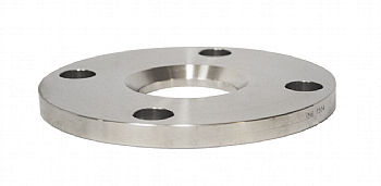 Brida para soldadura de tubos - EGMO LTD. - de acero inoxidable / perforada