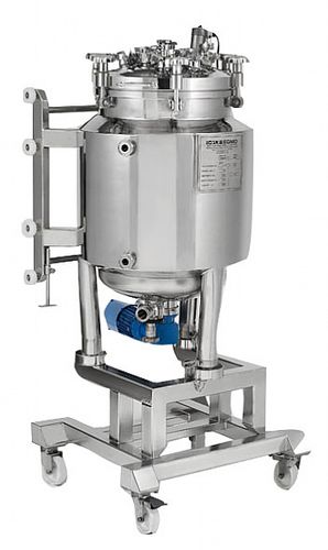 Depósito de proceso - EGMO LTD. - de acero inoxidable / vertical