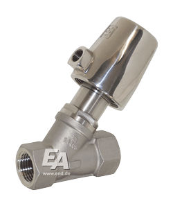 Válvula para agua - DG2D3119015 - END-Armaturen GmbH & Co. KG - de asiento inclinado / de acero inoxidable