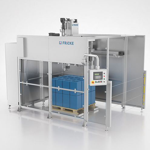 Llenadora automática - FFS 20 - FRICKE Abfülltechnik GmbH & Co. KG - de bidones sobre paleta / para líquido