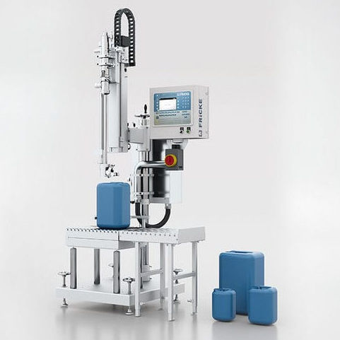 Llenadora semiautomática - EFS 21 - FRICKE Abfülltechnik GmbH & Co. KG - de cubos / de bidones / encapsulada