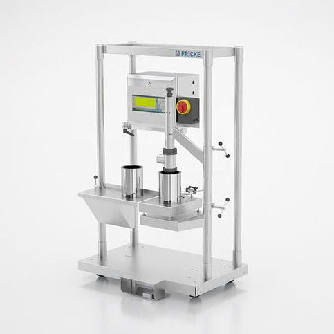 Llenadora semiautomática - EFS 10 - FRICKE Abfülltechnik GmbH & Co. KG - multicontenedor / de latas / encapsulada