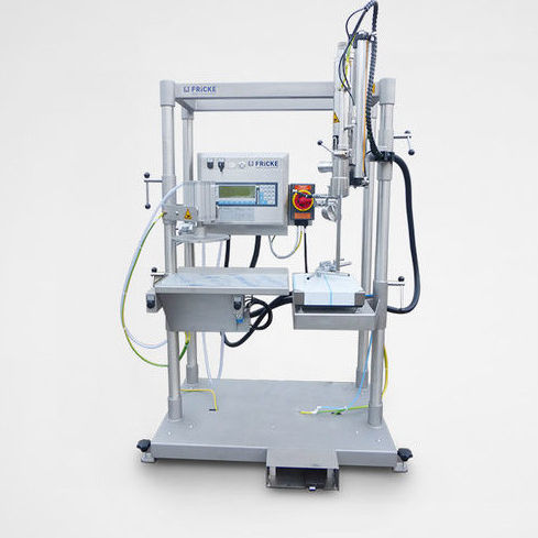 Llenadora semiautomática - EFS 20 - FRICKE Abfülltechnik GmbH & Co. KG - de botes / para bolsas abiertas / para bolsas de válvula