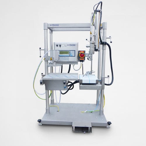 Llenadora semiautomática - EFS 50 - FRICKE Abfülltechnik GmbH & Co. KG - de botellas / de botes / multicontenedor