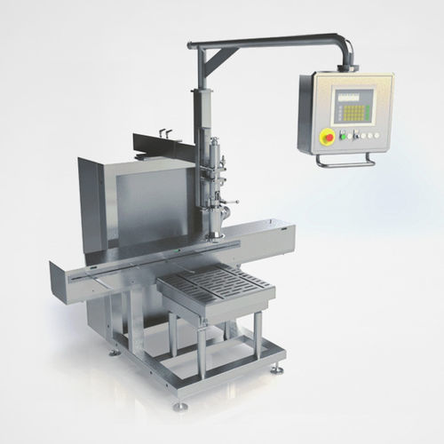 Llenadora semiautomática - EFS 12 - FRICKE Abfülltechnik GmbH & Co. KG - de cubos / de bidones / encapsulada