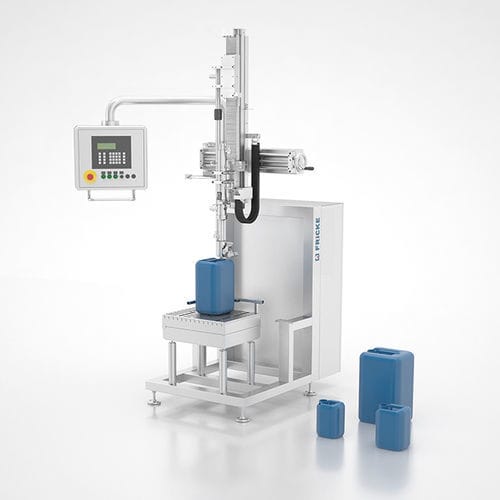 Llenadora semiautomática - EFS 22 - FRICKE Abfülltechnik GmbH & Co. KG - de cubos / de bidones / de botes