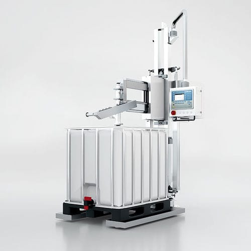 Llenadora semiautomática - FFS 11 - FRICKE Abfülltechnik GmbH & Co. KG - de cubos / IBC / de bidones