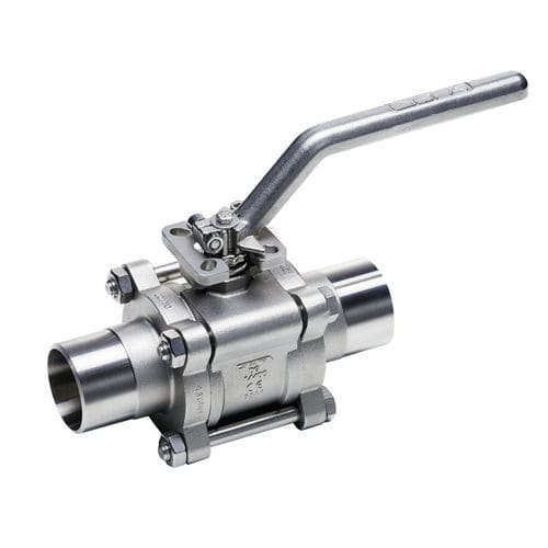Válvula de bola - DG1L  - GEFA Processtechnik - manual / para alimentos líquidos y bebidas / con bridas de montaje