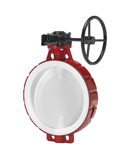 Válvula de mariposa - K 16 - GEFA Processtechnik - con volante / de cierre / para agua