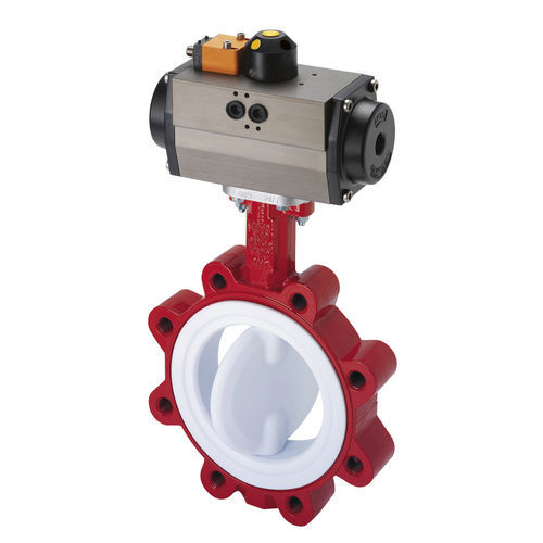 Válvula de mariposa - KG 8 - GEFA Processtechnik - con control neumático / para agua / con brida
