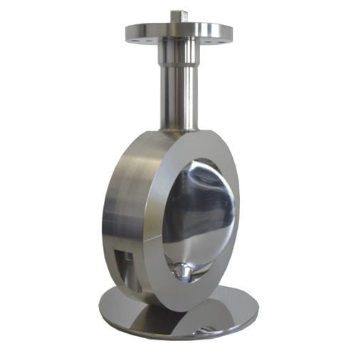 Válvula de disco - KGG - GEFA Processtechnik - eléctrica / con brida / de 2 piezas